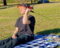 He enjoys fishing in his free time.